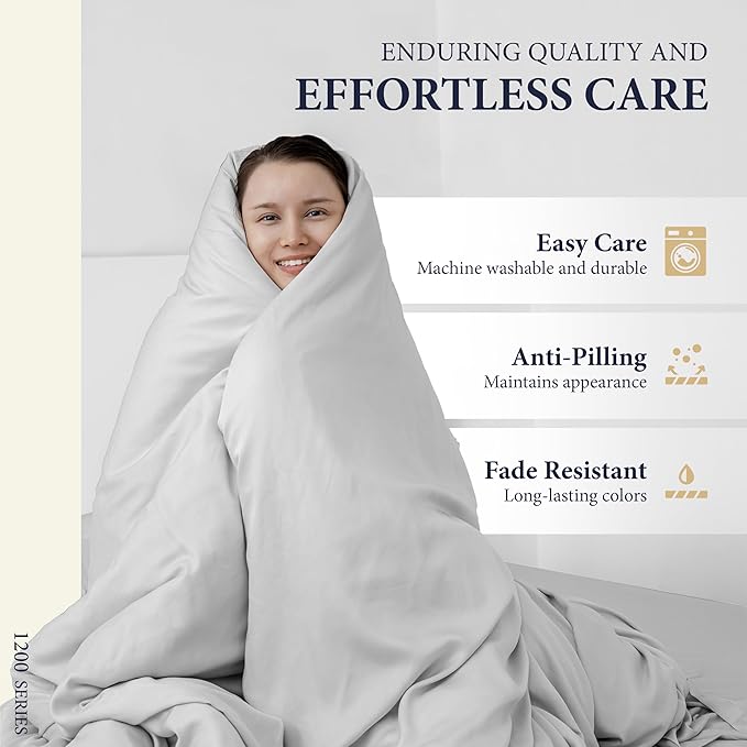 100% Egyptian Cotton King Size Sheets Set - Image 7