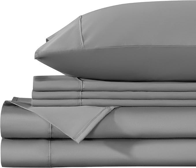 LBRO2M 1000 Thread Count 100% Egyptian Cotton Sheets Set 6 Piece Sets Queen Bed - Image 6