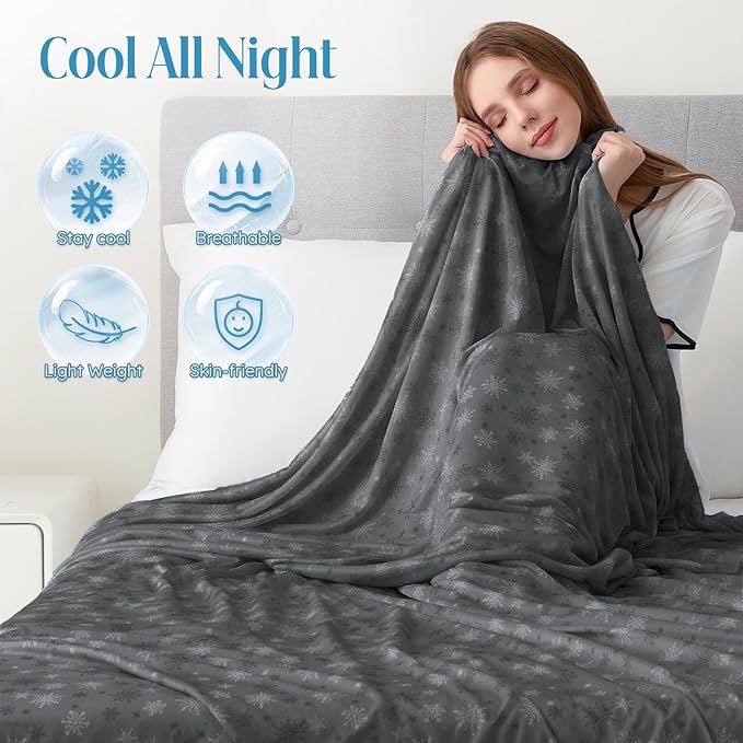 OIGAE Cooling Blanket for Hot Sleepers - Image 3