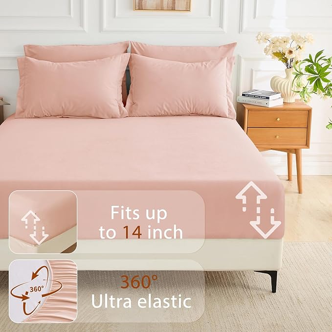 MUXHOMO 7 Pieces Full Comforter Set, Soft Bed in a Bag Full Size, All Season - Image 6