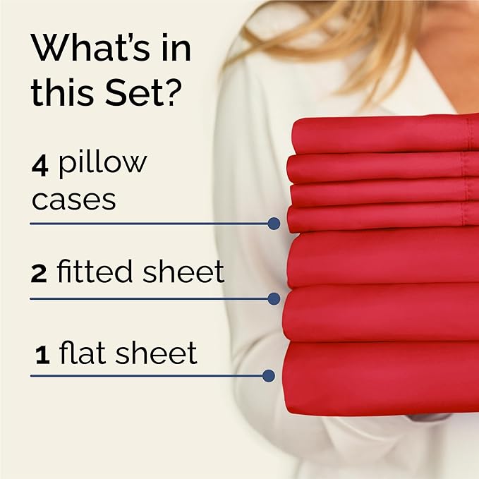Split King 7 Piece Sheet Set - Image 2