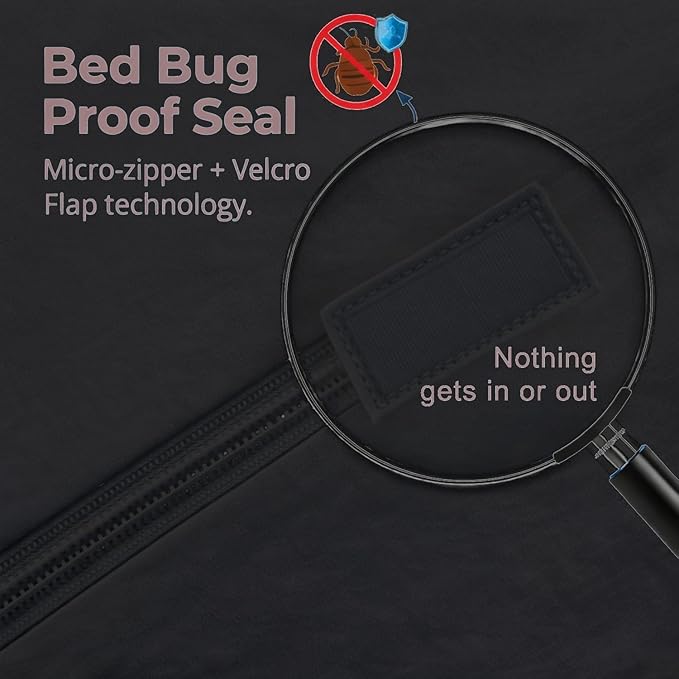 Guardmax Jersey Knitted King Zippered Mattress Encasement - Image 3
