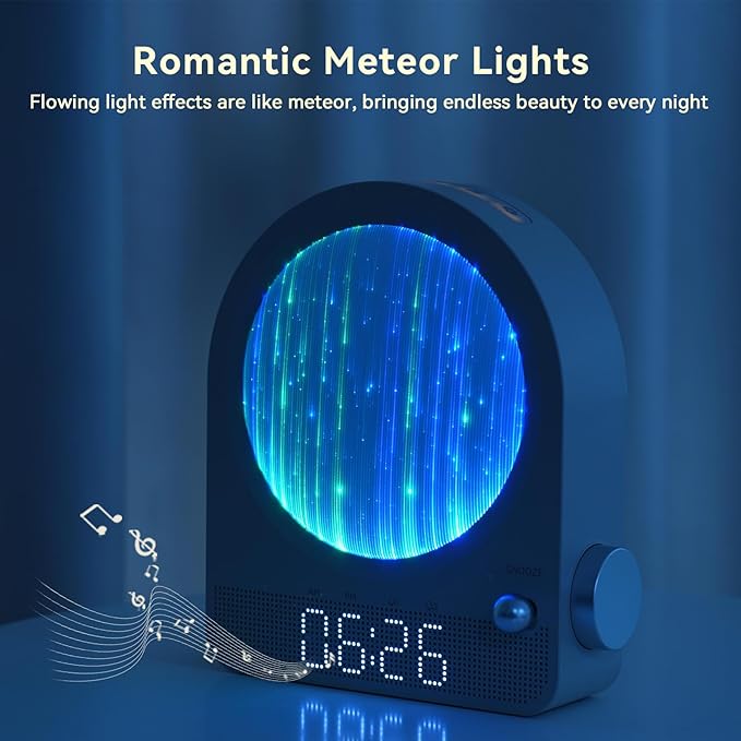 Vivilumens Sound Machine Alarm Clock, Gentle Sunrise Wake Up Light Alarm Clock - Image 5