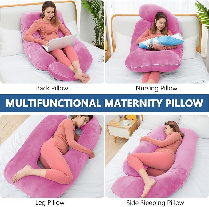 AS AWESLING Shredded Memory Foam Body Pillow, Pregnancy Pillows - Image 7