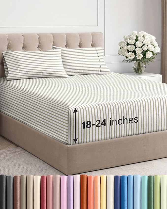 Extra Deep Cal King Sheet Set by CGKUnlimited