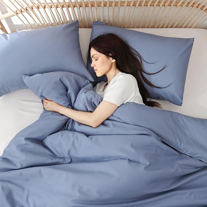 ROSGONIA Oversized King Comforter Slate Blue - Image 2