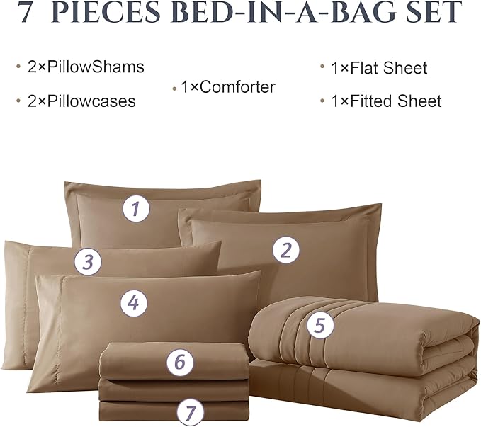 Monbix California King Size Comforter Set - Image 7