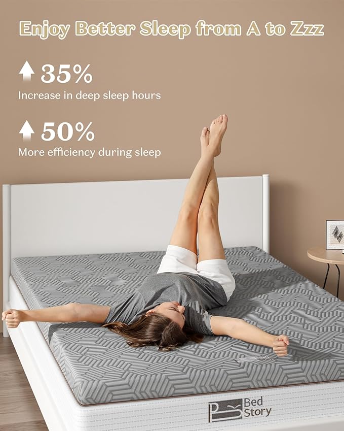 BedStory Firm Mattress Topper Queen - Image 2