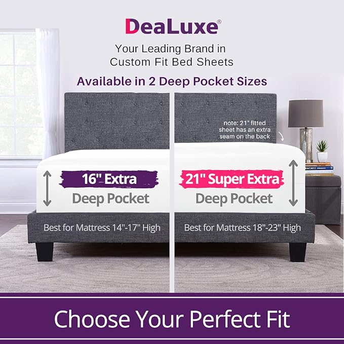 King Fitted Sheet Deep Pocket - Image 2