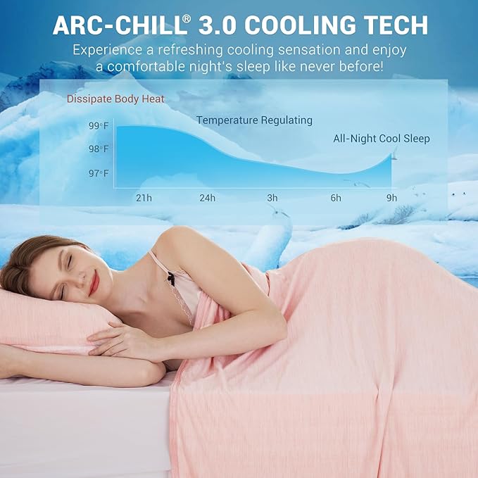 Elegear Revolutionary Cooling Blanket Twin, Absorbs Heat to Keep Body Cool - Image 2