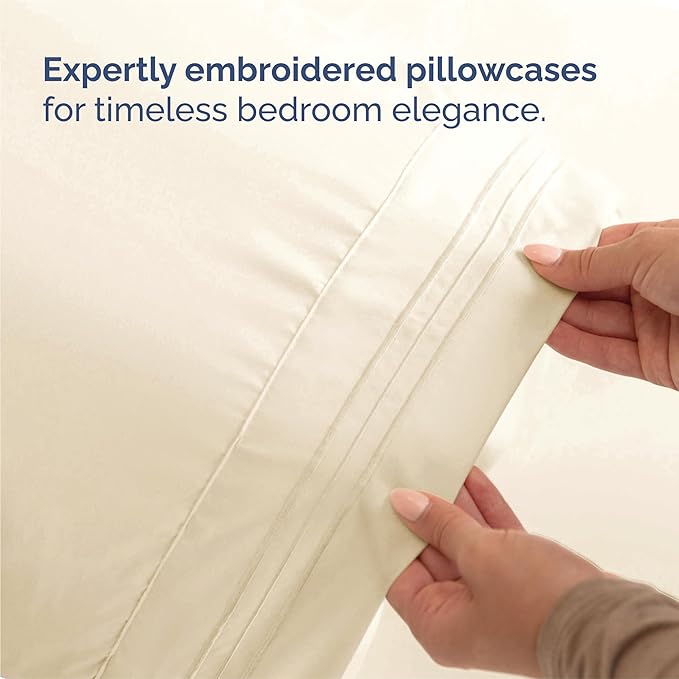 Split King Size 5 Piece Sheet Set - Image 6