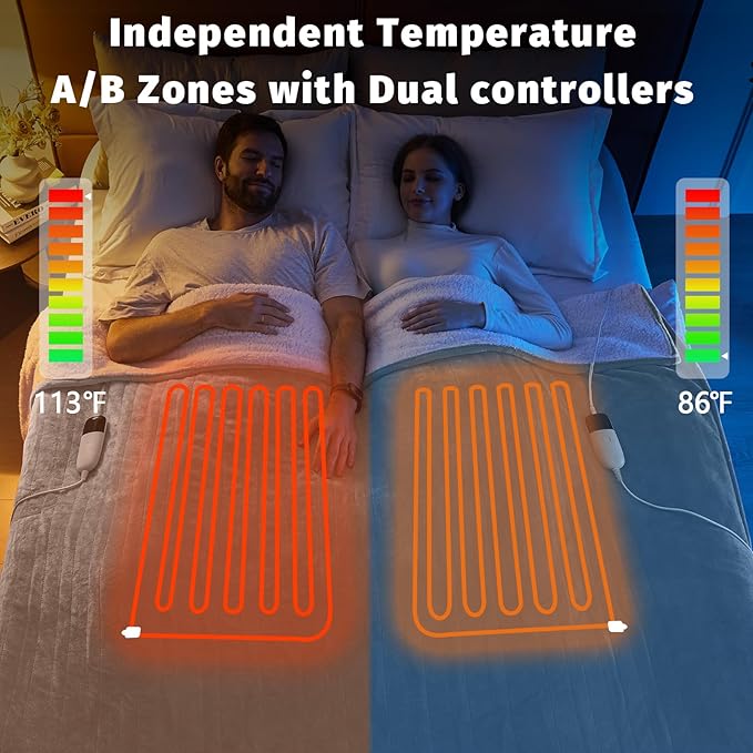 Heated Electric Blanket Queen Size - Image 2