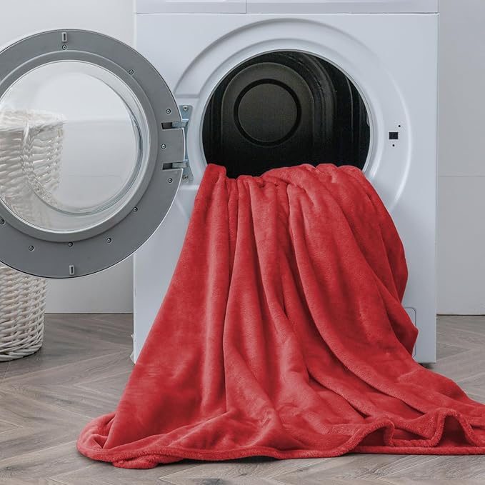 BEDELITE Flannel Sheets Queen Size Red - Image 8