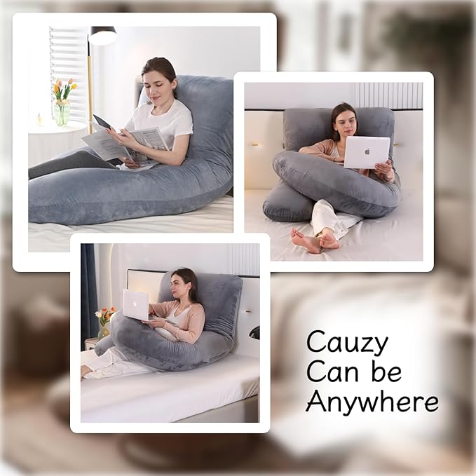 ALLOPERA Pregnancy Pillow, Full Body Maternity Pillow 57 inch, - Image 7