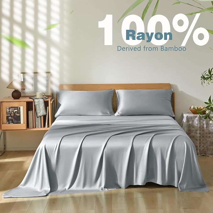 Homiest Cooling Pillow Cases Standard Size Set of 2, 100% Rayon Derived from - Image 3