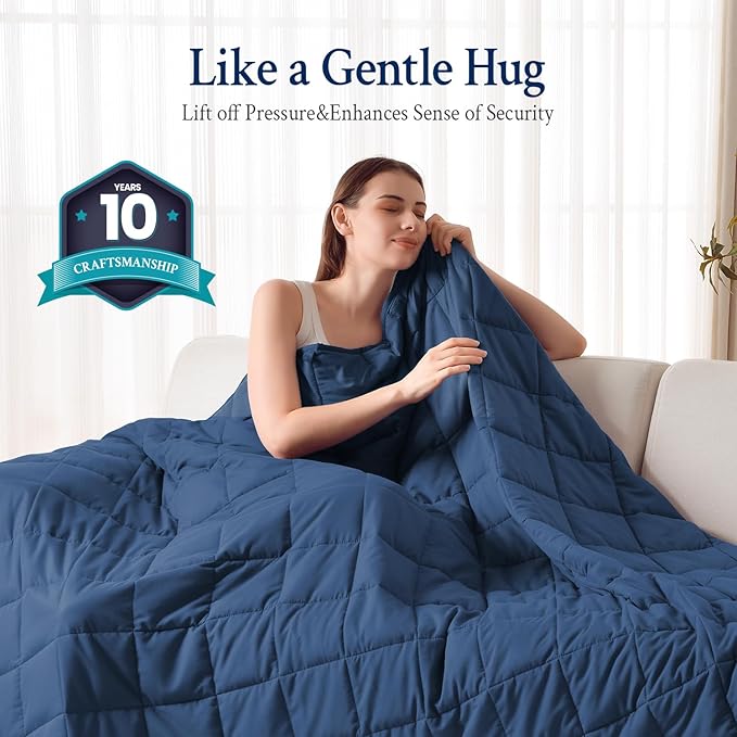 Topblan Weighted Blanket for Adults 20lbs, Soft Cooling Weighted Blankets - Image 2