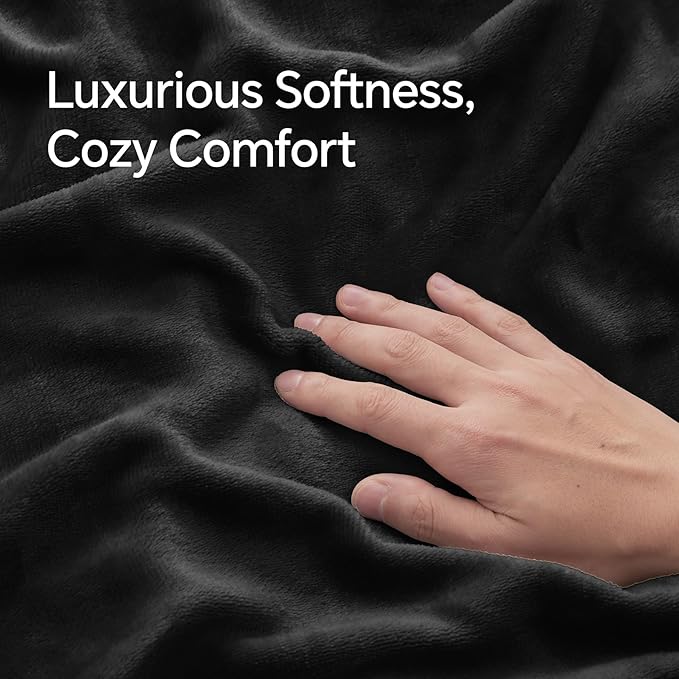 BEDELITE Flannel Pillow Cases Queen Size Set of 2, Super Soft Fleece Pillowcases - Image 4