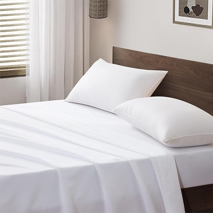 Maple&Stone King Flat Sheet 6 Pack, Premium Soft & Breathable, Brushed - Image 6