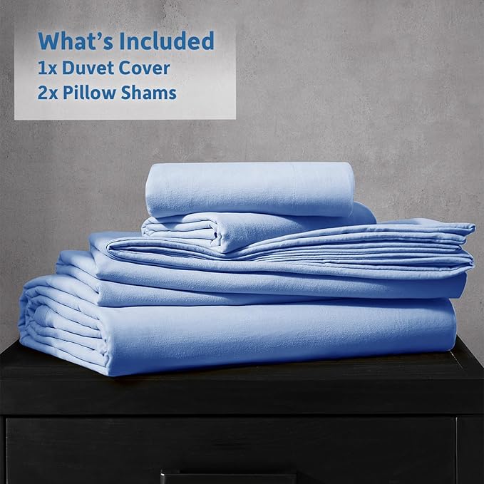 Nestl Calm Blue Duvet Cover Full Size - Image 9
