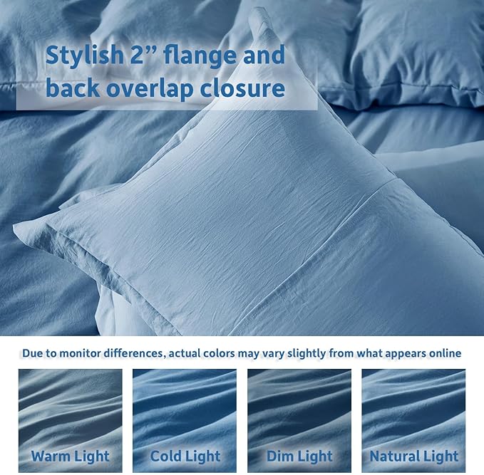 Nestl Blue Heaven Duvet Cover Queen Size - Image 8