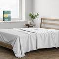 THREAD SPREAD 100% Organic Cotton Percale Flat Sheet Twin Size by THREADSPREAD