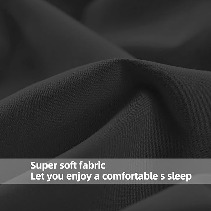 HBHLFZ Twin Fitted Sheet Only, Soft Breathable Bottom Sheet - Image 4