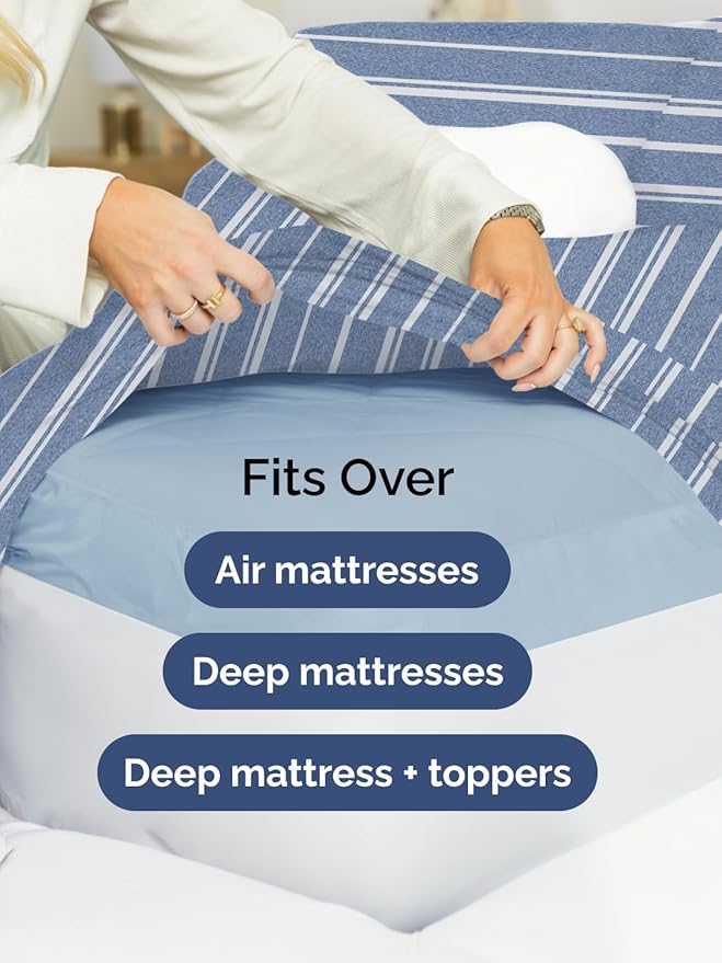 Extra Deep Twin Fitted Sheet - Image 6
