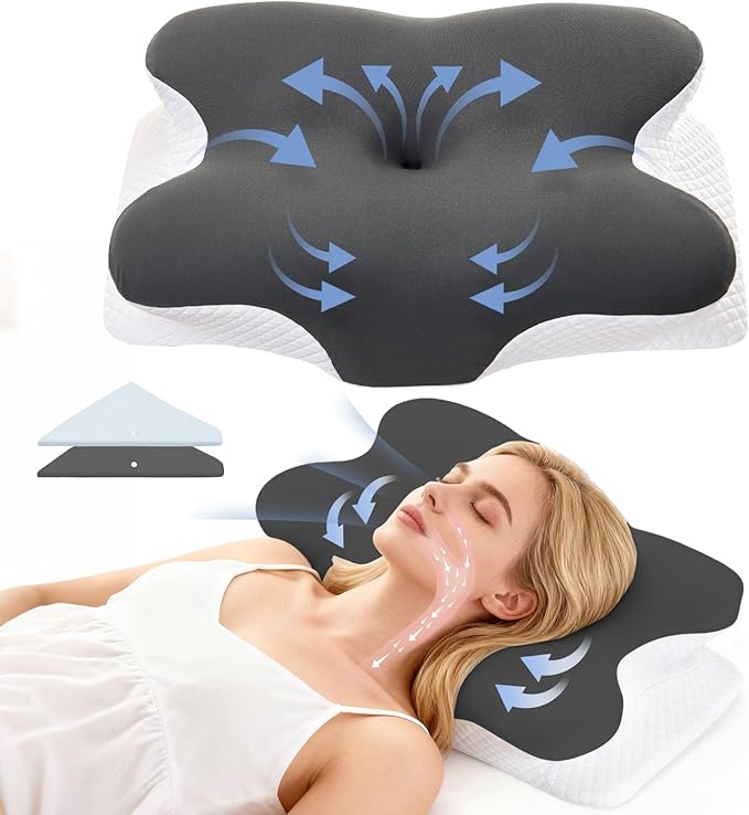 Cervical Pillow for Neck Pain Relief by BRO