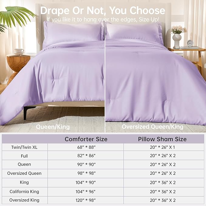 MUXHOMO King Size Comforter Set, All Season Ultra Soft Down Alternative Bedding - Image 8