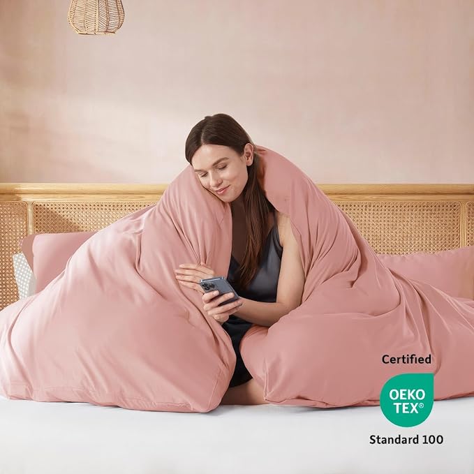 Nestl Blush Pink Duvet Cover Full Size - Image 3