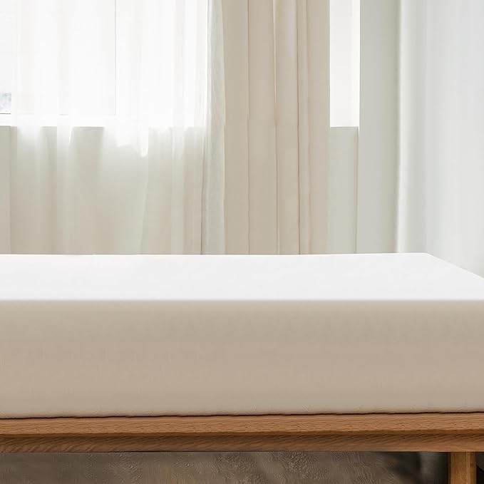 MooMee Fitted Bottom Sheet Only 100% Washed Cotton Linen Like Textured Breathable Durable Soft Comfy Deep Pocket Fits Mattress up to 17" (Cream White, California King)