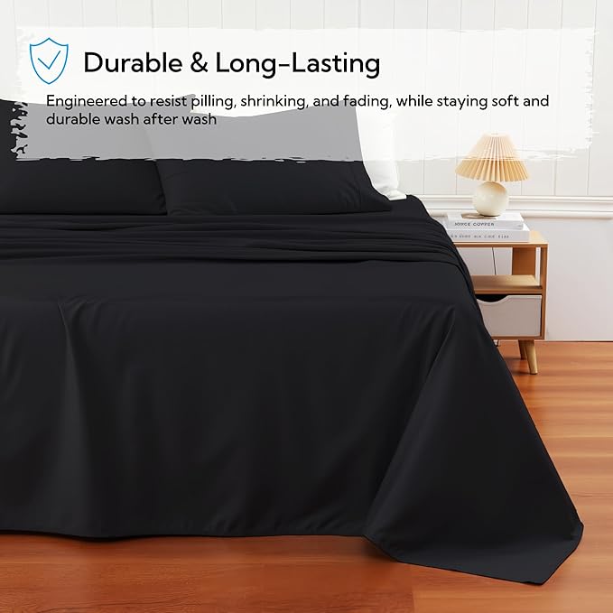 Cotton Flat Sheets Only, 600 TC 100% Cotton Flat Sheet Top Sheet Only, Full - Image 5