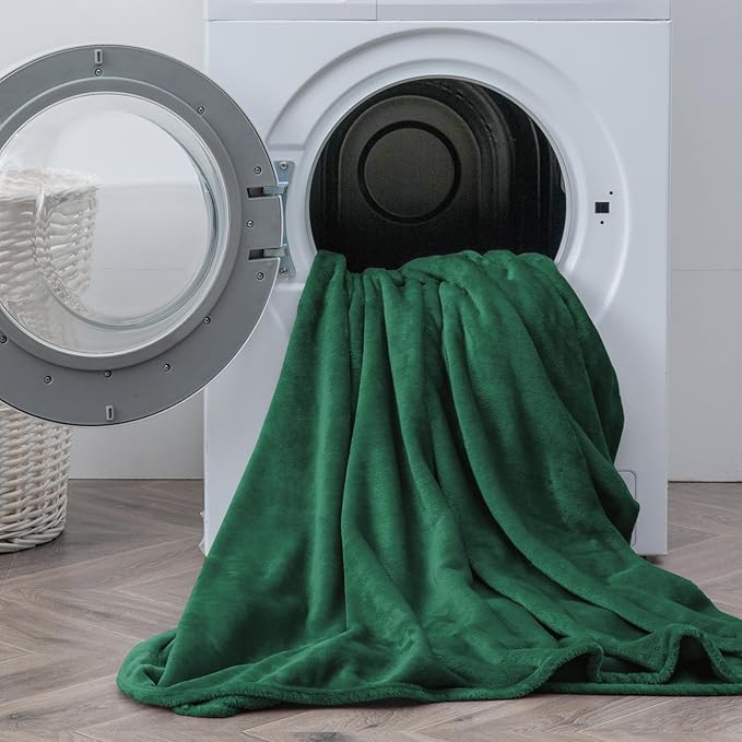 BEDELITE Flannel Sheets Full Size Dark Green - Image 8