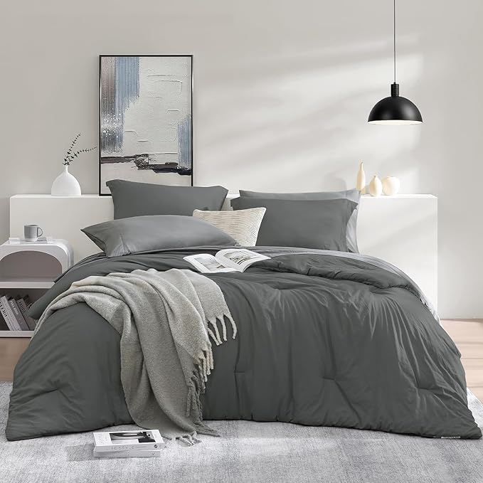 WRENSONGE Full Size Comforter Sets- 7 Pieces Soft Bed in a Bag by WRENSONGE