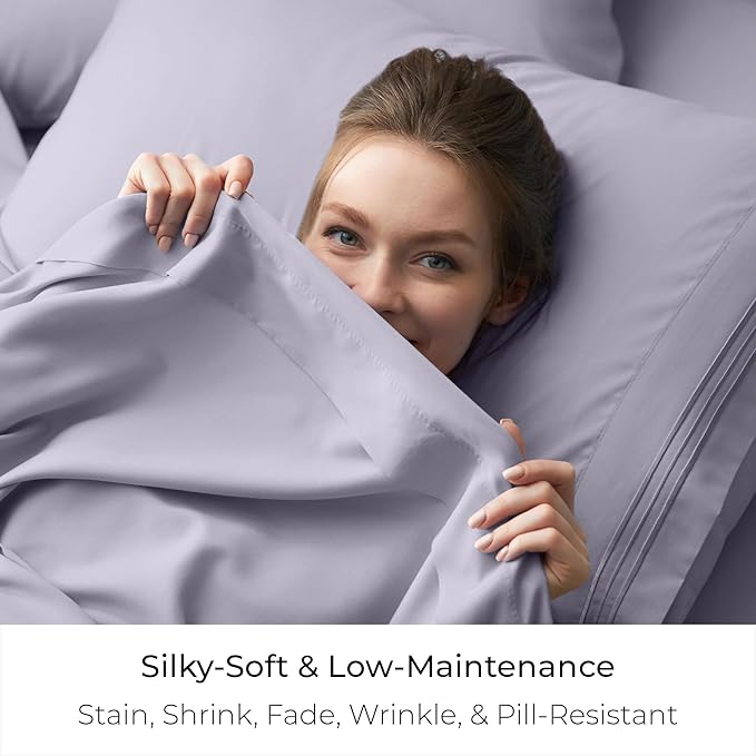 Mellanni California King Size Flat Sheet - Image 5