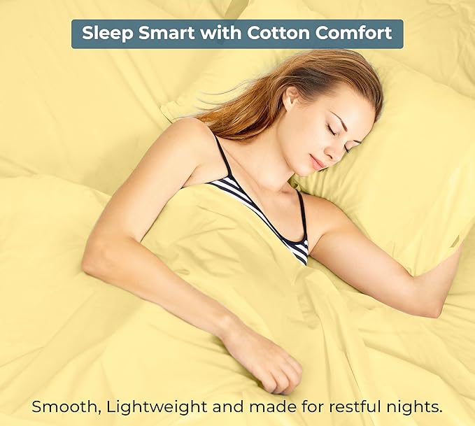 Royale Linens 100% Organic Cotton Twin Flat Sheet Only - Image 9