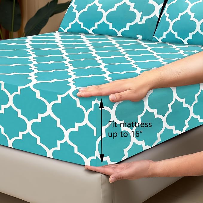 Mejoroom Queen Bed Sheet Set - Image 3