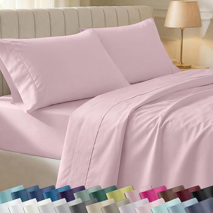 California Design Den Soft Twin Size 100% Cotton Sheet Sets, 400 Thread Count by CaliforniaDesignDen