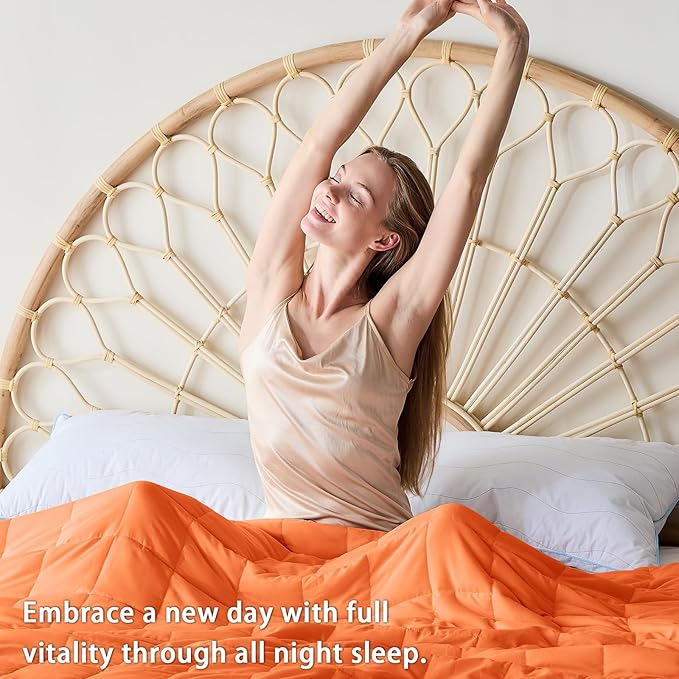 yescool Weighted Blanket for Adults Cooling Heavy Blanket for Sleeping Perfect - Image 4