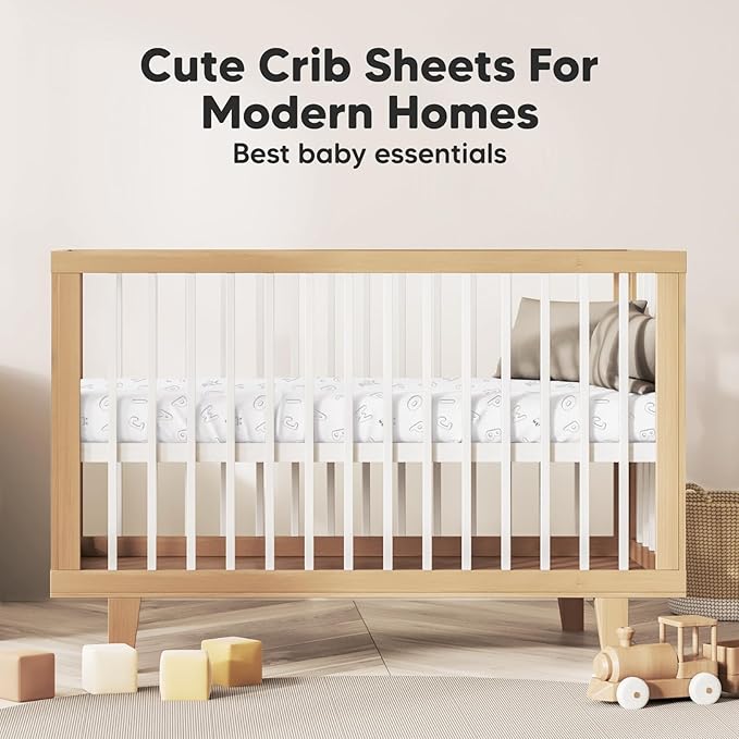 KeaBabies 2-Pack Organic Crib Sheets - Image 8
