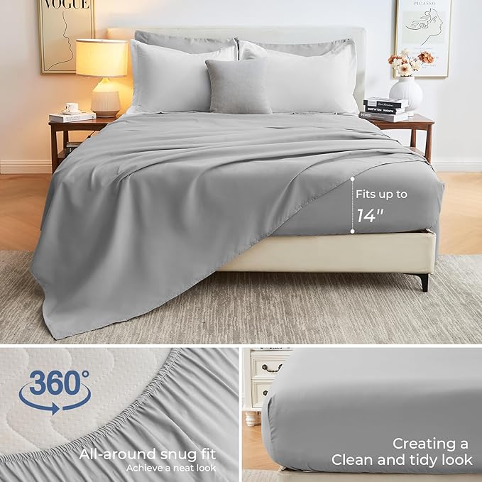 Sasttie Oversized King Comforter Set, 7 Pieces Reversible Bed in a Bag - Image 4