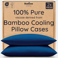 Bambaw 100% Viscose Derived from Bamboo Pillowcase Standard Size – Set of 2 by Bambaw