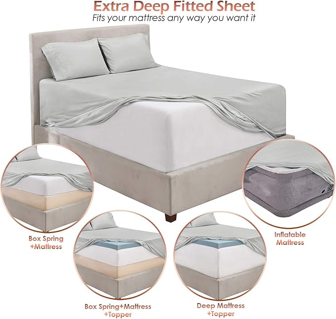 Hearth & Harbor Extra Deep Pocket King Size Sets - Image 6