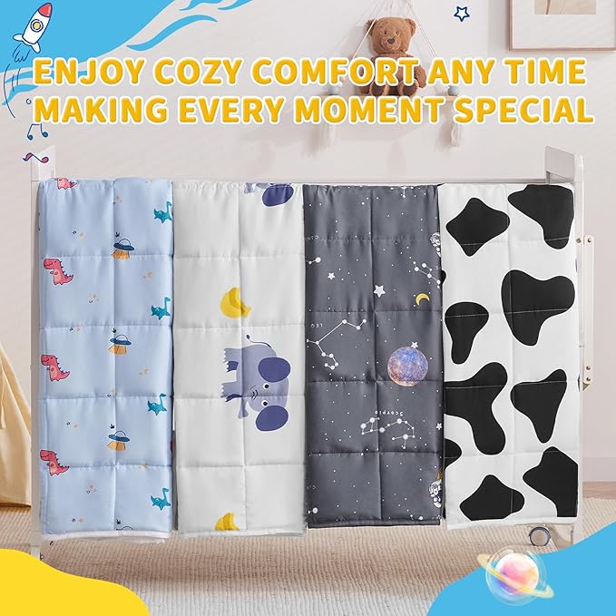 anfie Weighted Blanket Kids, Weighted Blanket Cooling Blanket - Image 7
