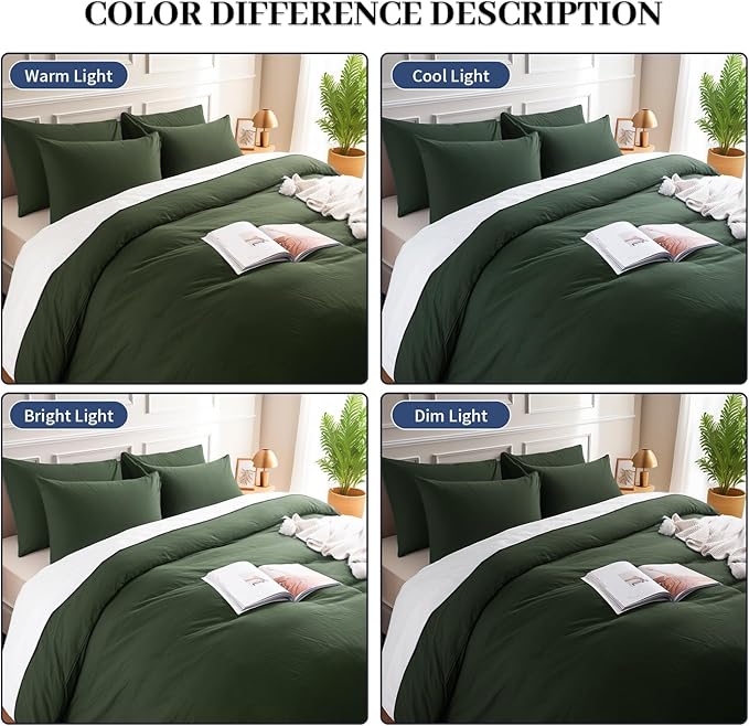 NEXHOME PRO King Duvet Cover Set – 100% Certified Organic Cotton - Image 3