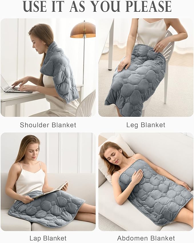 Cottonblue Weighted Lap Blanket 5lbs, Cozy Luxury Crystal Velvet Weighted - Image 6