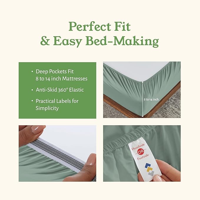 California Design Den Twin XL Bed Sheets Set - Image 5