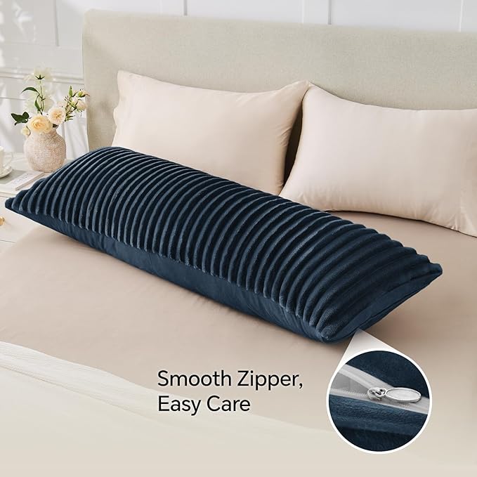 BEDELITE Fluffy Faux Fur Body Pillow Cover - Image 4