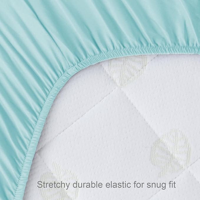 Biloban Crib Sheets Fitted, 2 Pack Crib Sheet Fits - Image 5