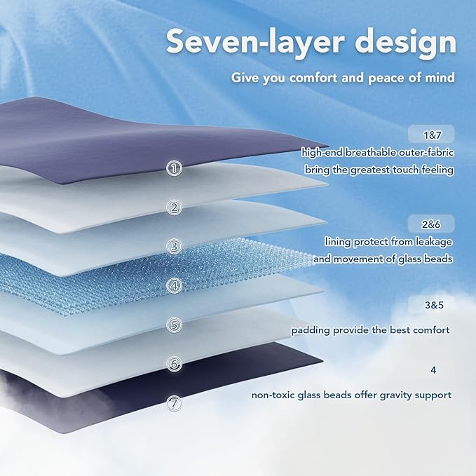 Topcee Weighted Blanket Cooling Throw Heavy Blanket - Image 6